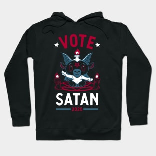 Vote Satan - Vote 2020 - Election - Creepy Cute - Goth Hoodie